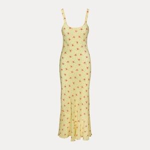 Realisation Par Allegra Floral Yellow Dress